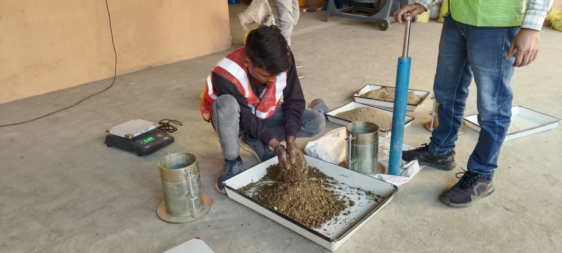 Modified Proctor Compaction Test