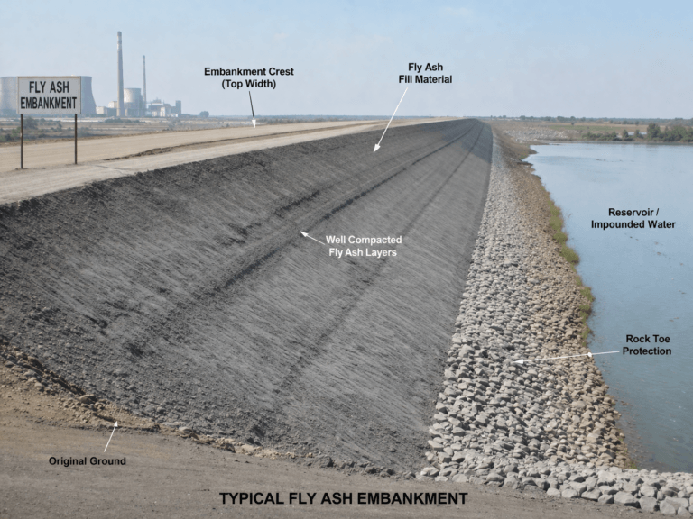 flyash embankment