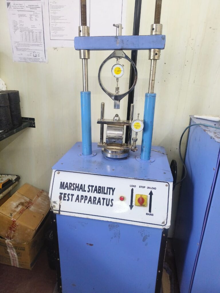 marshal test apparatus