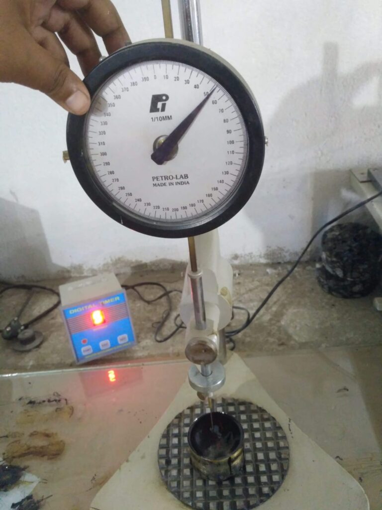 bitumen penetration test