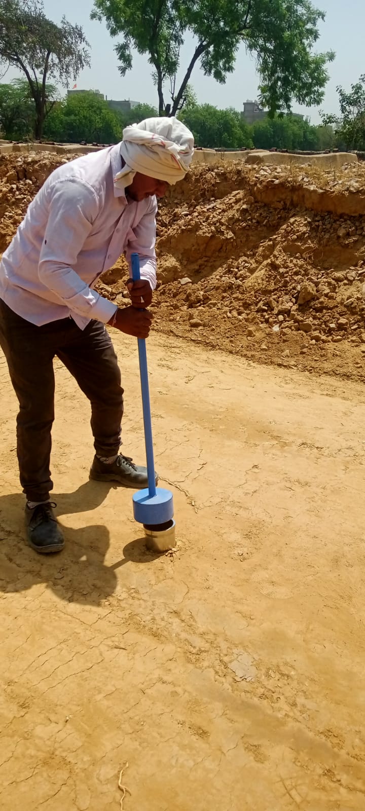 Core Cutter Method – Field Density Test for Cohesive Soils